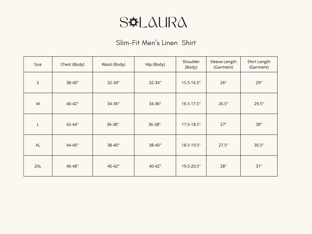 Men's Slim Fit Full Sleeve Linen Shirt