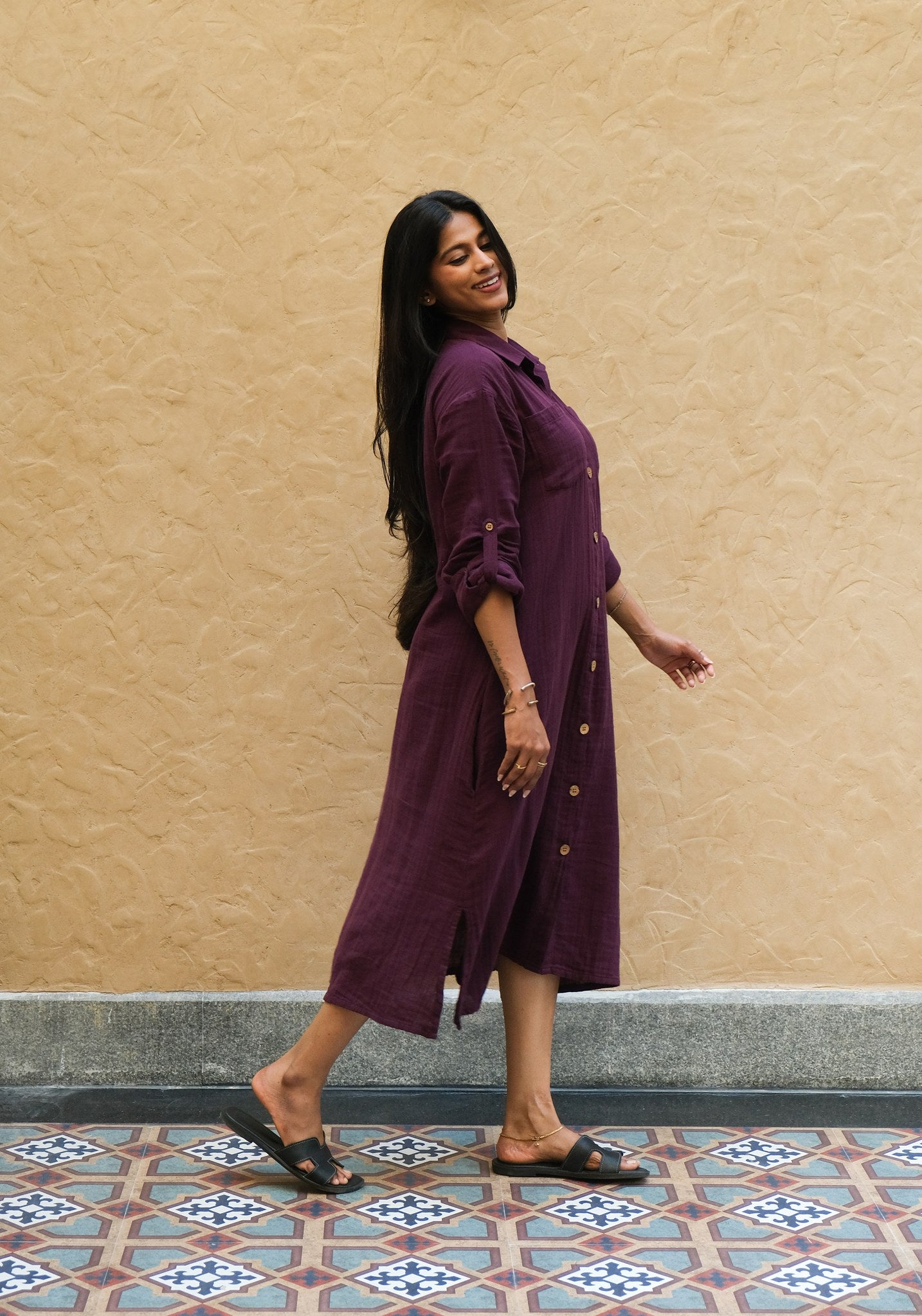 Signature Muslin Shirt Dress