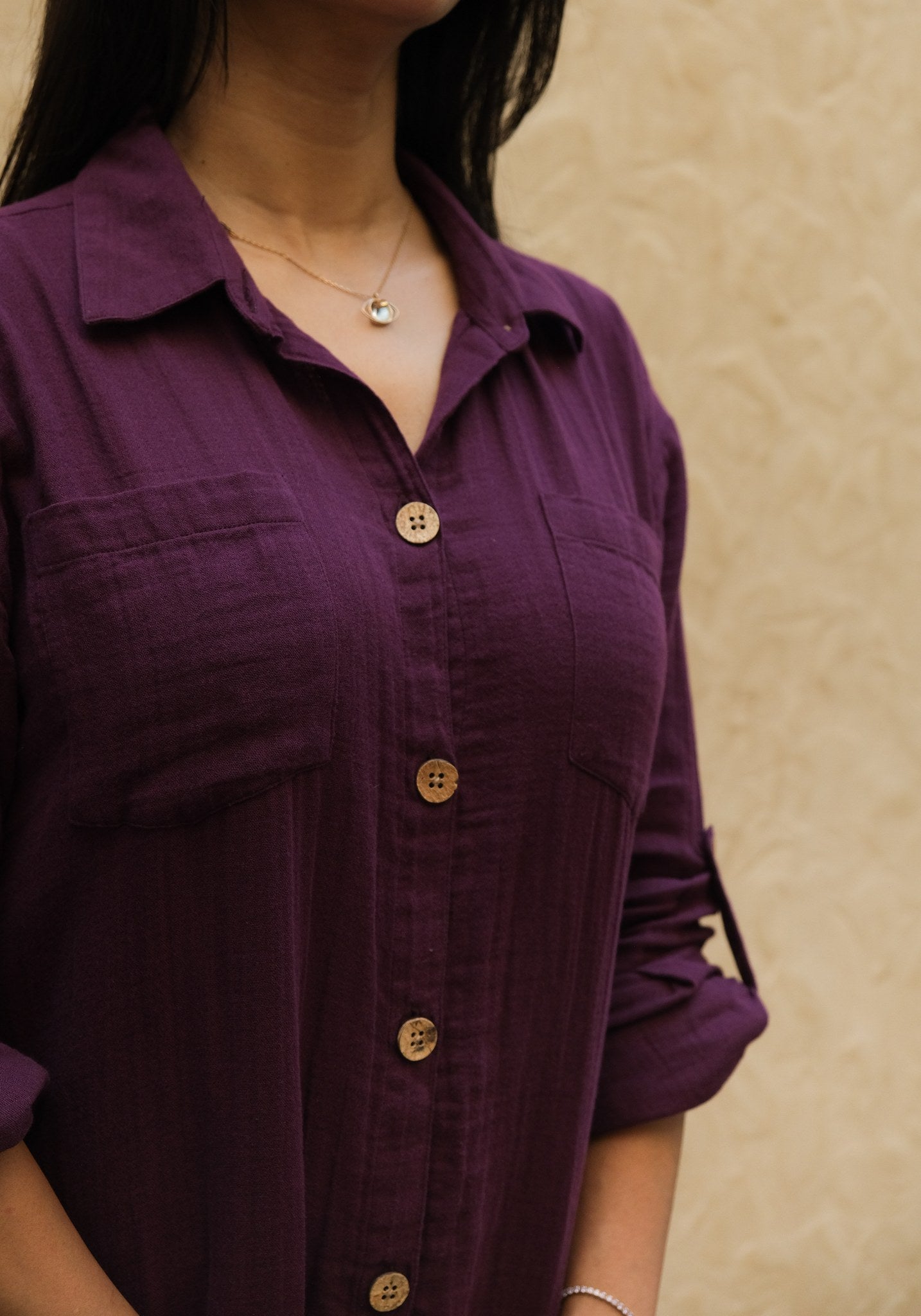 Signature Muslin Shirt Dress