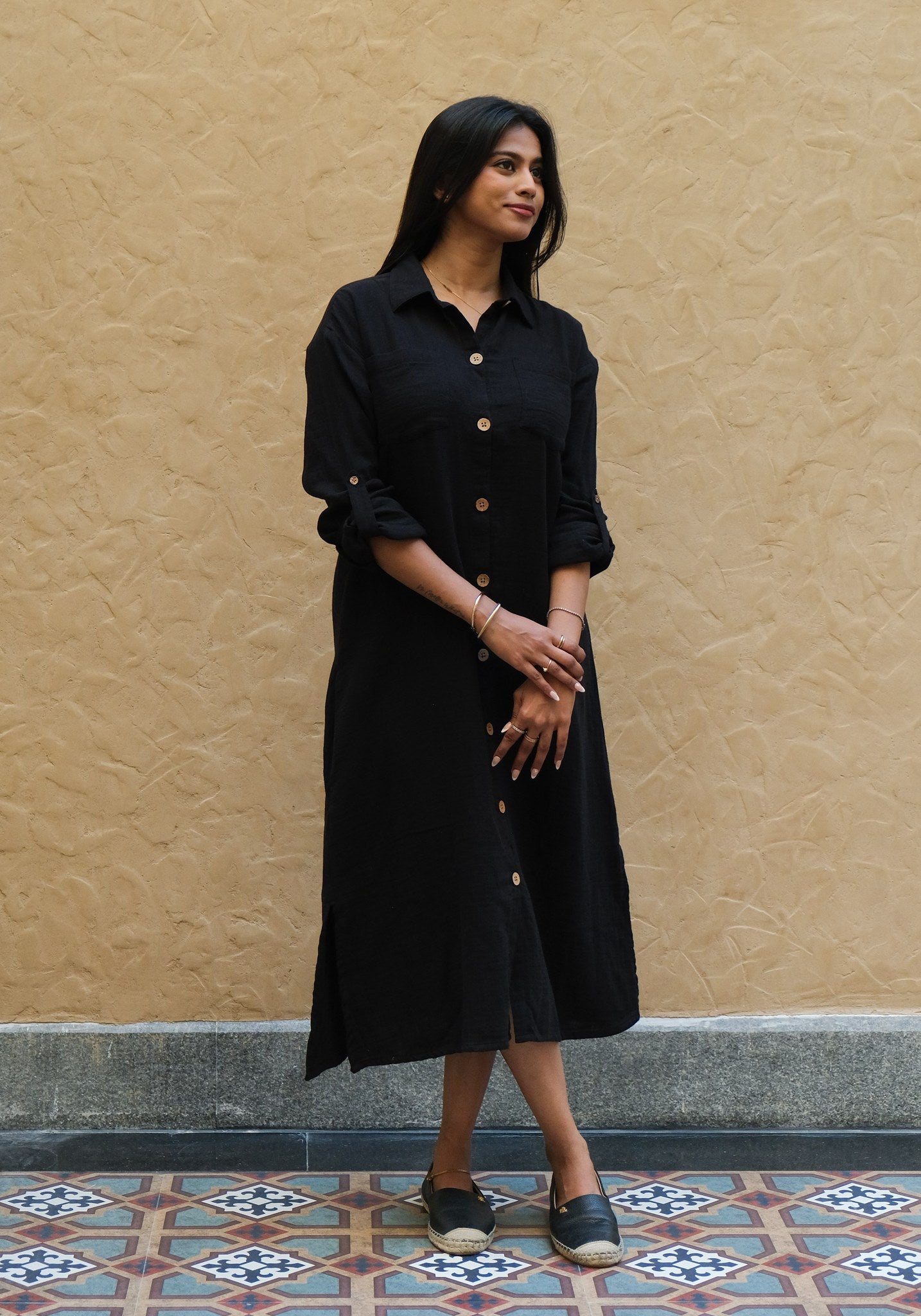 Signature Muslin Shirt Dress