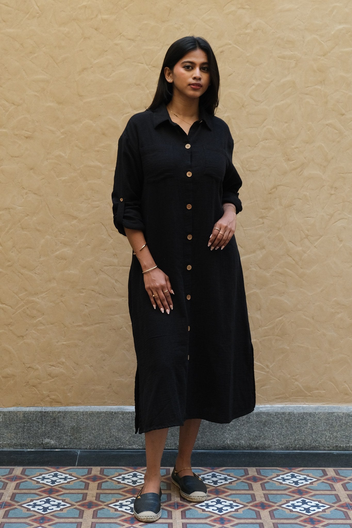 Signature Muslin Shirt Dress