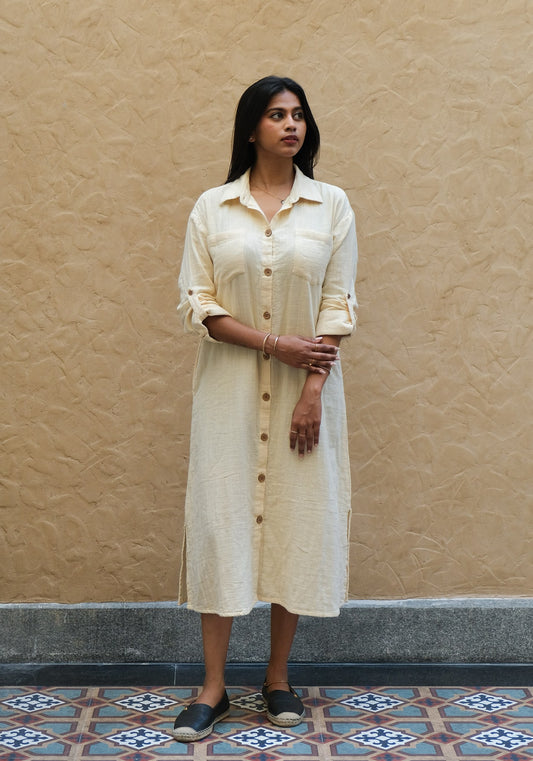 Signature Muslin Shirt Dress