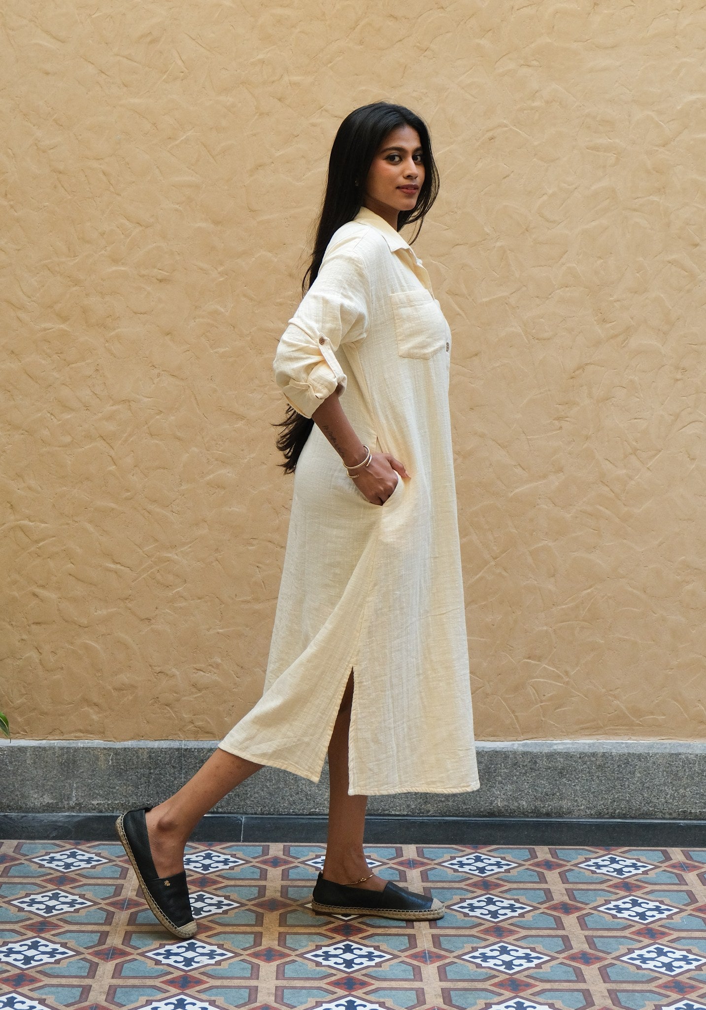 Signature Muslin Shirt Dress