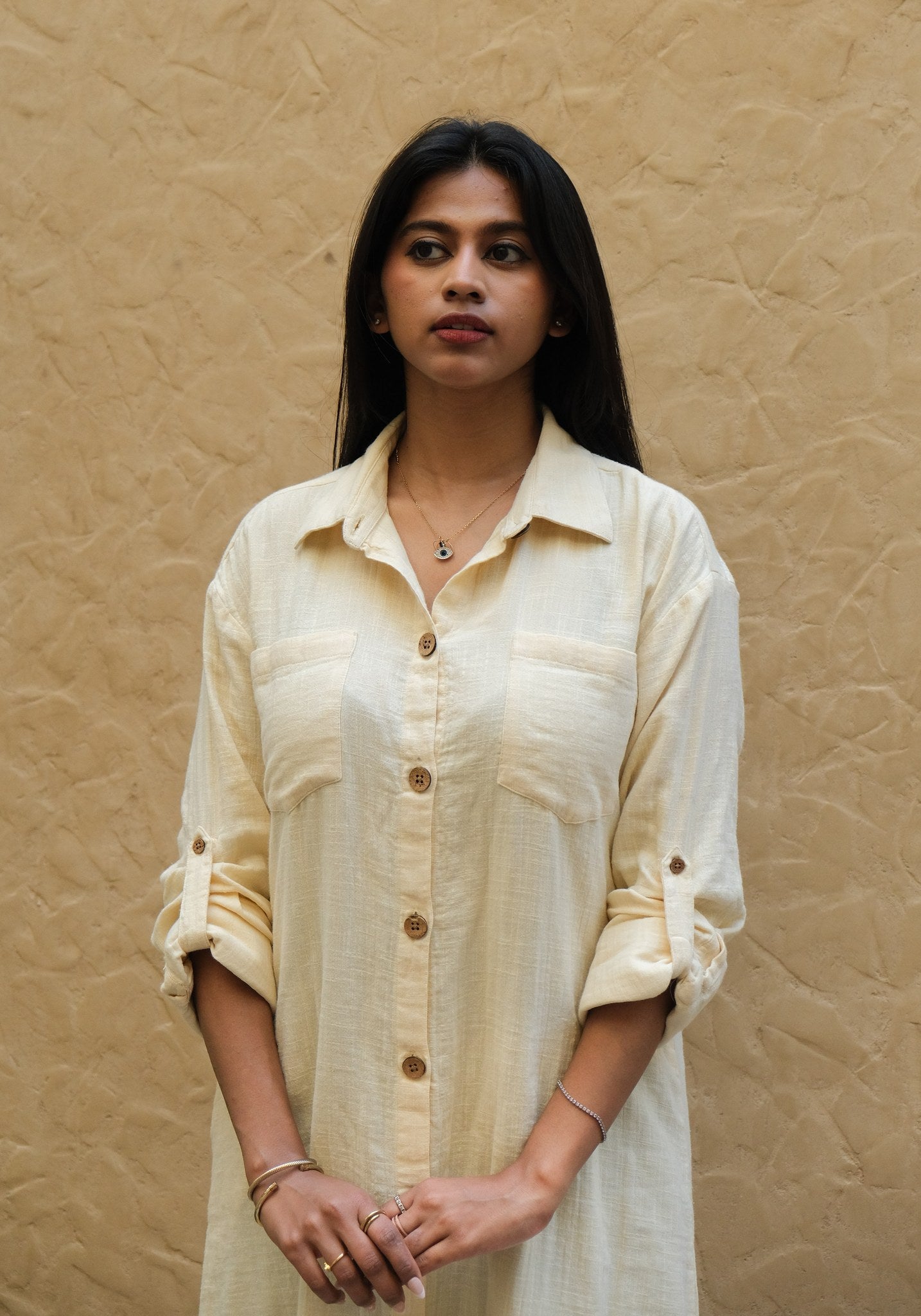 Signature Muslin Shirt Dress