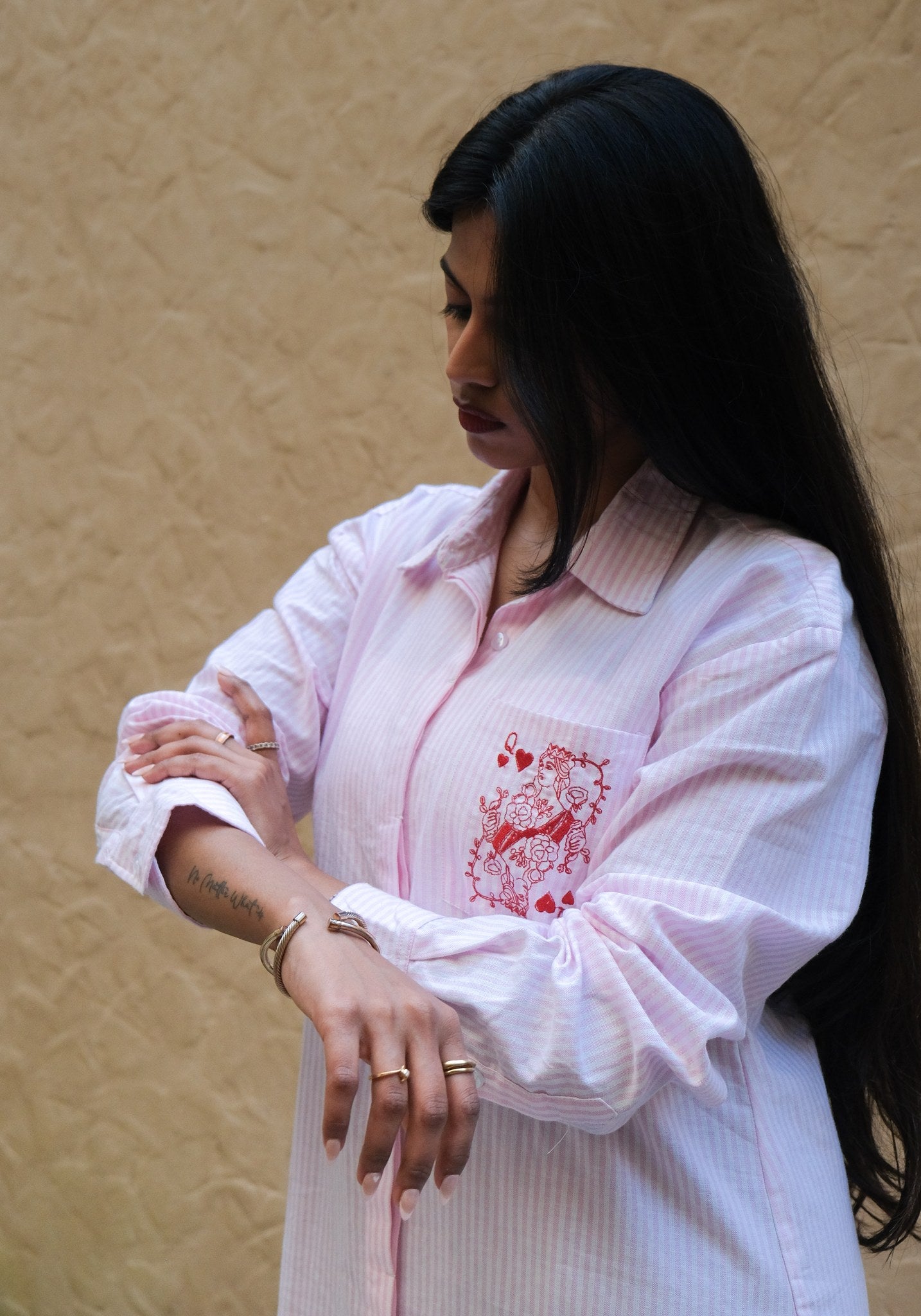 Rani Embroidery Shirt Dress