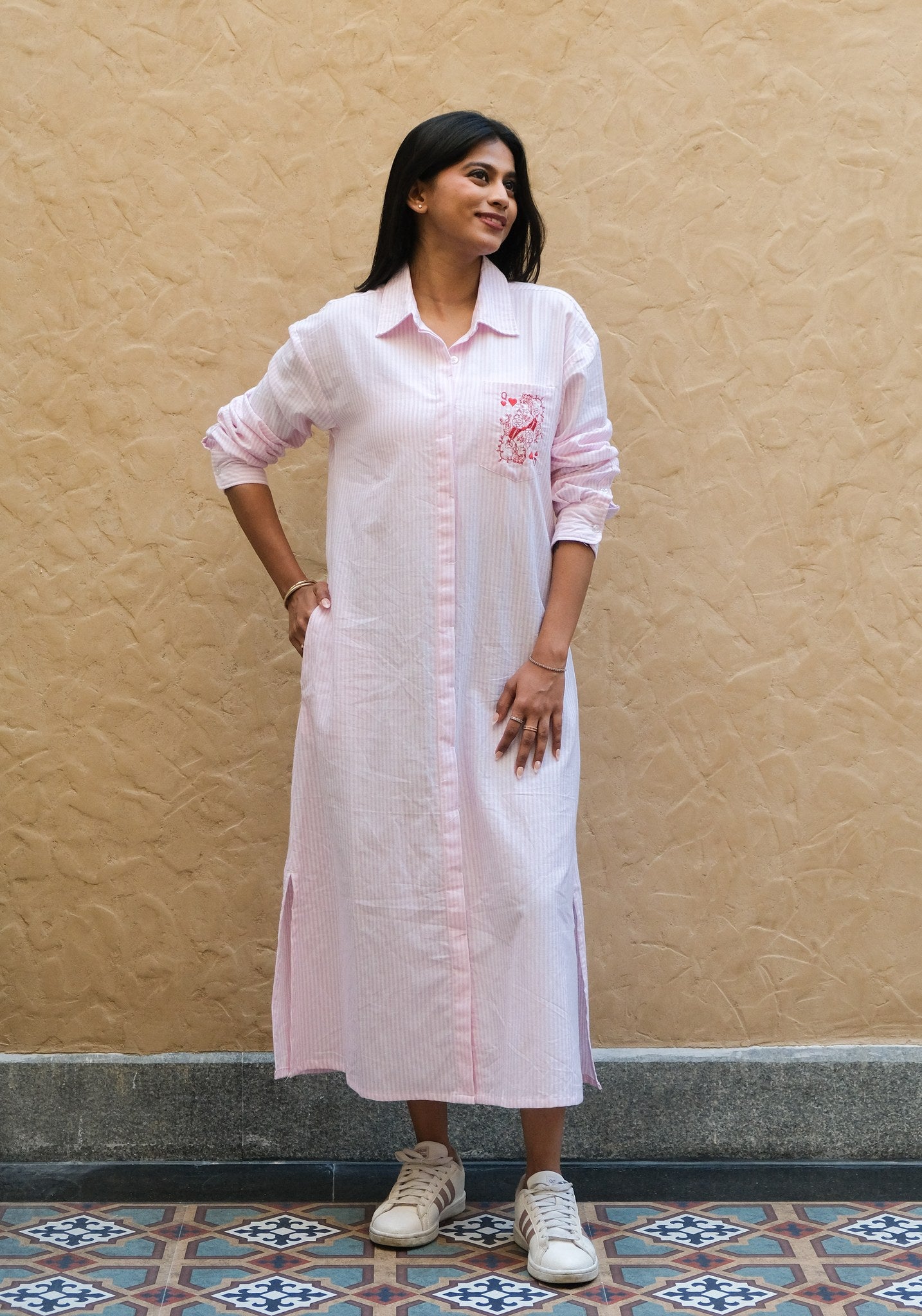 Rani Embroidery Shirt Dress