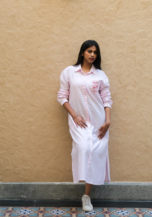 Rani Embroidery Shirt Dress